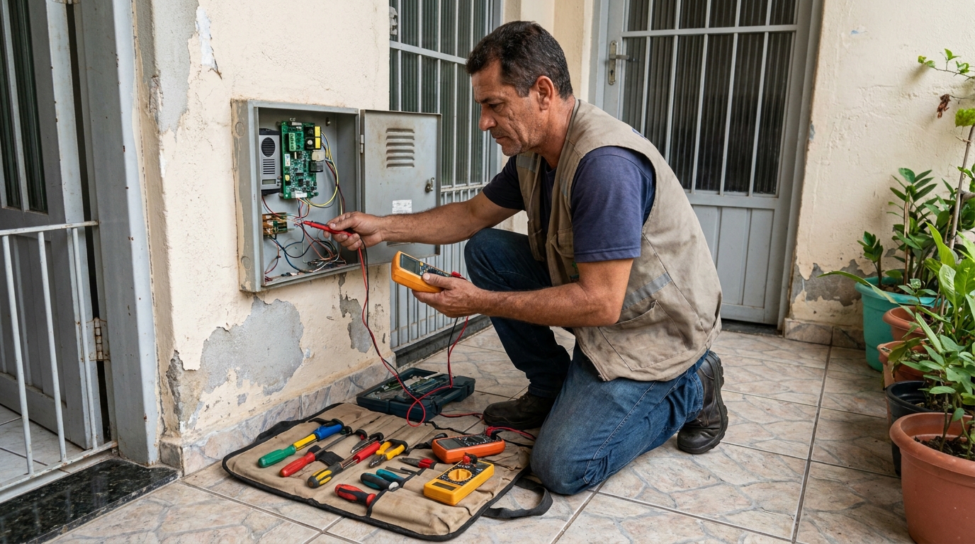 Conserto de interfone profissional em Praia Grande‑SP