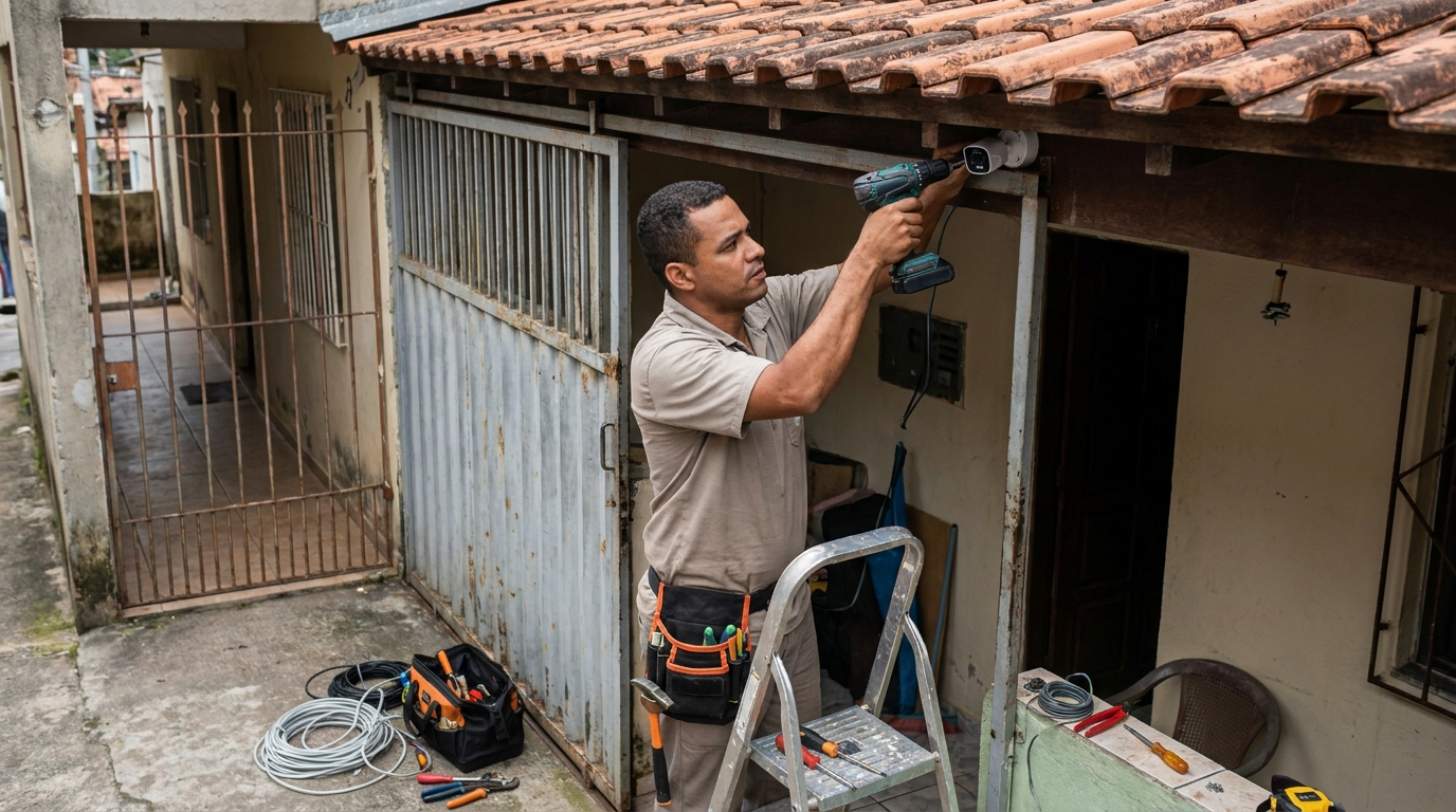 Instalacao de cameras de seguranca em Praia Grande‑SP